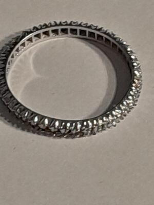 Engagement band missing some stones