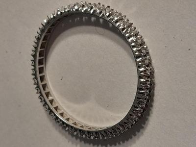 Engagement band missing some stones