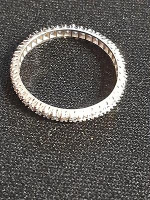 Engagement band missing some stones