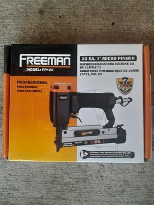 Brand new - Professional Freeman 23 Ga. Micro pinner