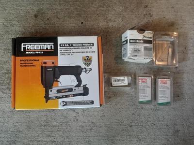 Brand new - Professional Freeman 23 Ga. Micro pinner