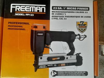 Brand new - Professional Freeman 23 Ga. Micro pinner