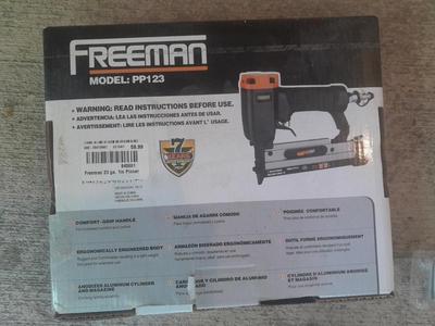Brand new - Professional Freeman 23 Ga. Micro pinner