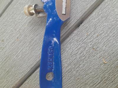 Vintage Record A151 Adjustable Spoke Shaves / Cabinet Scraper / Draw Knife with band saw and level & plumb