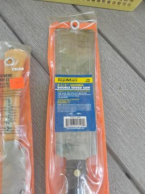 Japanese Flush cut and Top Man Japanese double-edged saw