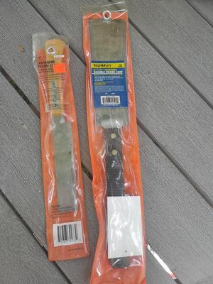 Japanese Flush cut and Top Man Japanese double-edged saw