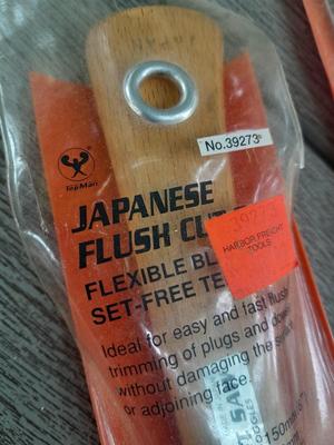 Japanese Flush cut and Top Man Japanese double-edged saw