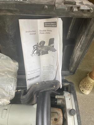 PORTER CABLE DOUBLE INSULATED PLATE JOINER