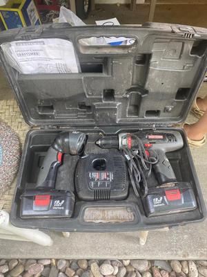 CRAFTSMAN 1/2” 19.2V CORDLESS DRILL/DRIVER AND WORK LIGHT