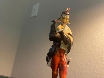 Antique Jester Double Socket Desk Lamp. And a Side Kick