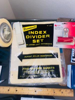 Office supplies - Dynamo label maker - and much more