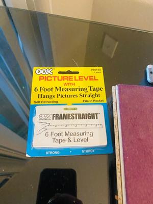 A Different Assortment of Office Needs - rolling cutter - vintage tape measure - and more