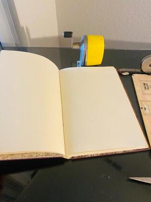 A Different Assortment of Office Needs - rolling cutter - vintage tape measure - and more