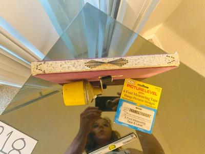 A Different Assortment of Office Needs - rolling cutter - vintage tape measure - and more