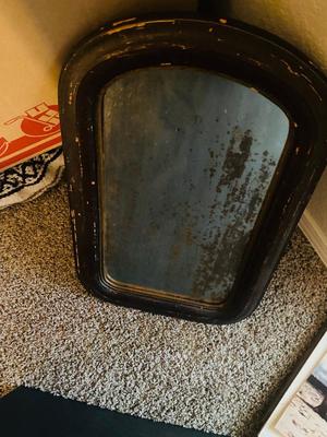 ANTIQUE Mirror, Painting and 2 Photographs