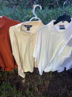 Men’s XL short and long-sleeved collared Shirts