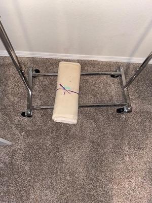 free standing portable Garment Rack and Hangers