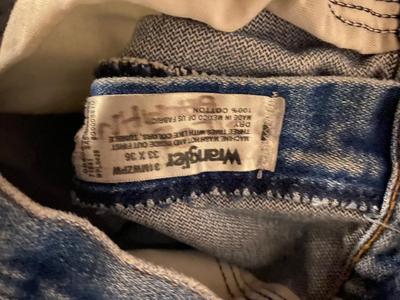 Two pairs of Men’s Wranglers 33x36