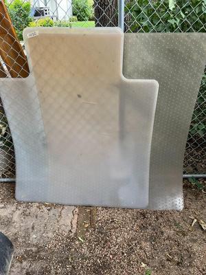 Two Office Floor Mats
