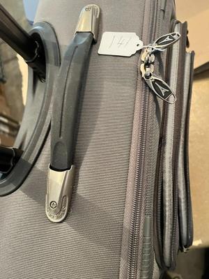 Travel Pro Gray Suitcase Good Condition Wheels