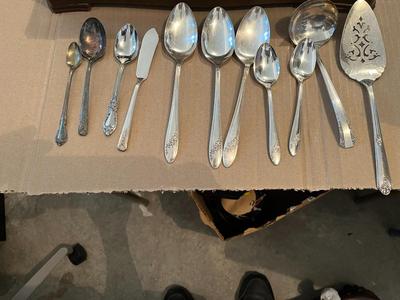 Community Silverplate Flatware Set - Approx 78 Pieces, Two Different Patters Anti-Tarnish Case