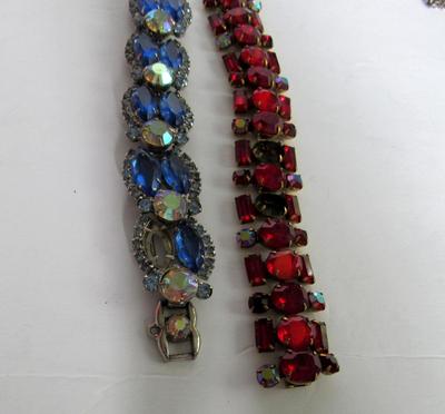 Lot of Vintage Rhinestone Jewelry Needing a Few Stones