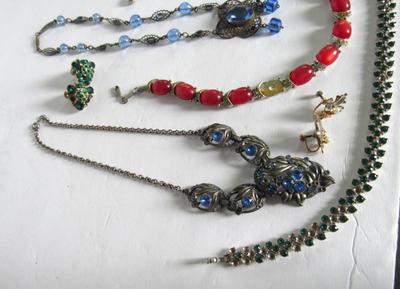 Rhinestone Lot Needs Rhinestone Repair, Read Description