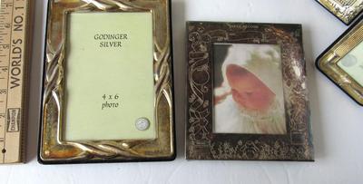 Nice Lot of Silver Plate Smaller Size Picture Frames