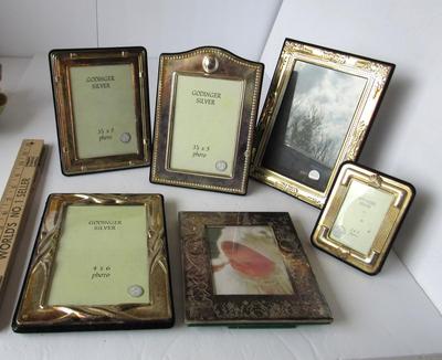 Nice Lot of Silver Plate Smaller Size Picture Frames