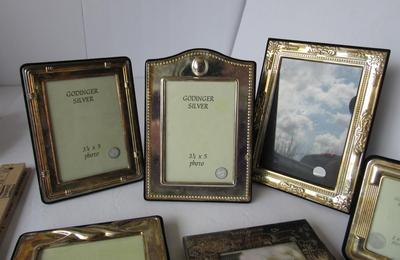 Nice Lot of Silver Plate Smaller Size Picture Frames