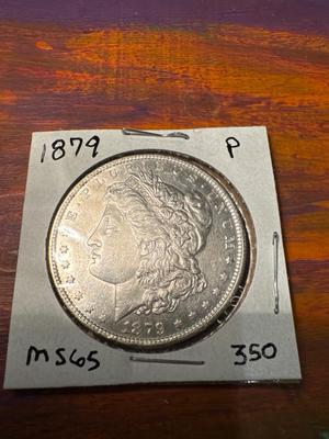 1879 P MORGAN MS65 US COIN SILVER