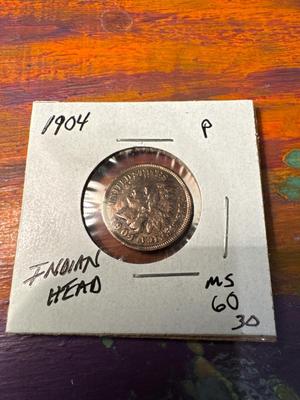 1904 P INDIAN HEAD MS60