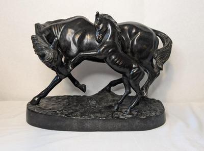 Bronze Cast Mother and Colt
