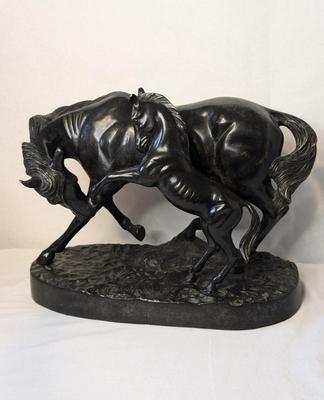 Bronze Cast Mother and Colt
