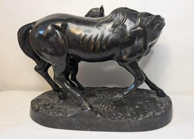 Bronze Cast Mother and Colt
