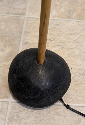 Vintage Signed Isamu Noguchi Bamboo "Akari" Floor Lamp