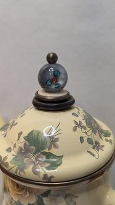 Vintage Mackenzie Childs Enamel Tea Kettles