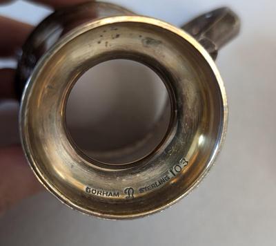 Gorham Sterling and Lenox Demitasse Set