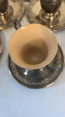 Gorham Sterling and Lenox Demitasse Set