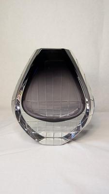 Baccarat Amethyst Neptune Crystal Vase