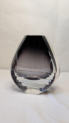 Baccarat Amethyst Neptune Crystal Vase