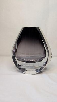 Baccarat Amethyst Neptune Crystal Vase