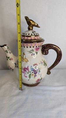Mackenzie Childs Chelsea Luster Tea Set