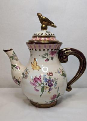 Mackenzie Childs Chelsea Luster Tea Set