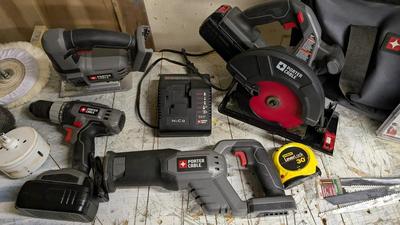 Porter Cable 5 Piece Tool Set w/ Extras