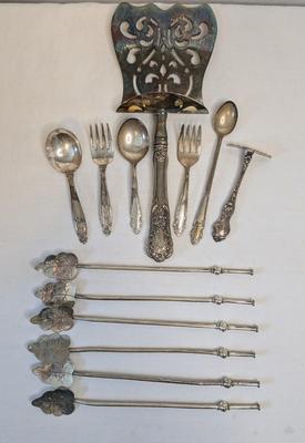 Sterling Flatware and Drink Stirrers