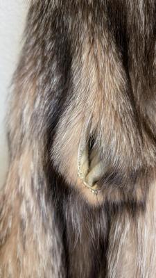 Crystal Fox Fur Coat