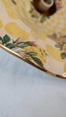 Vintage Mackenzie Childs Honeymoon Dandelion Pendant Light Fixture