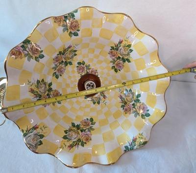 Vintage Mackenzie Childs Honeymoon Dandelion Pendant Light Fixture