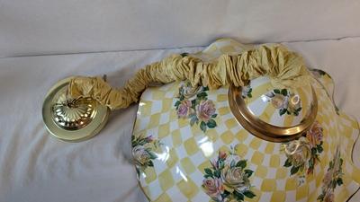 Vintage Mackenzie Childs Honeymoon Dandelion Pendant Light Fixture